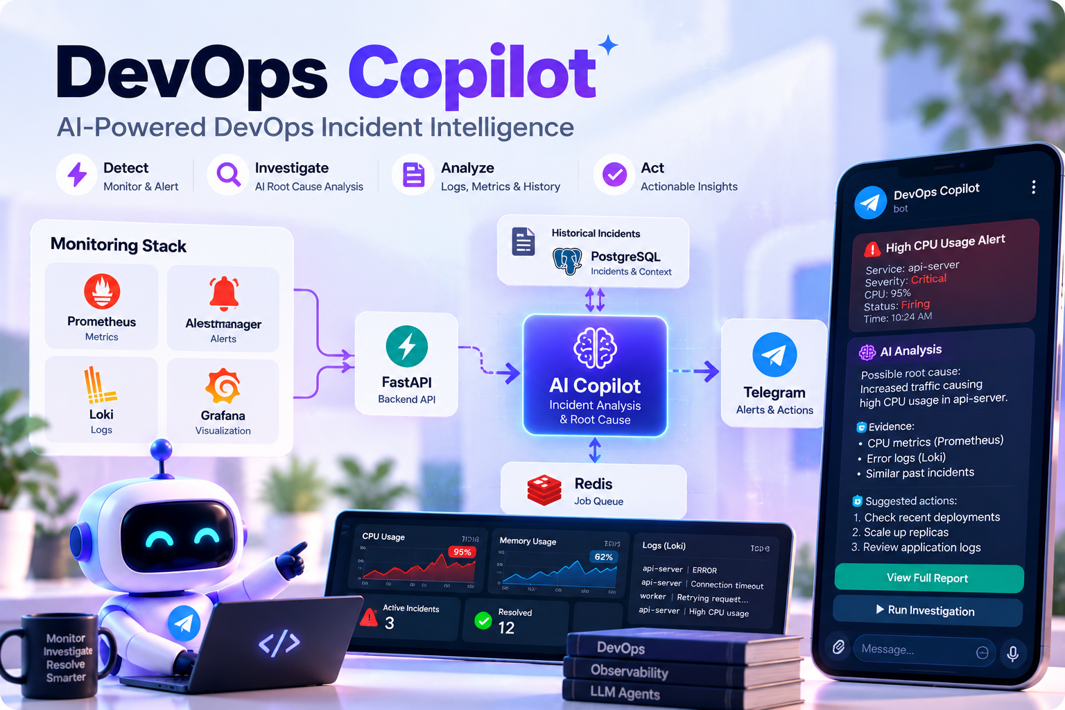 DevOps Copilot-AI DevOps Monitoring Bot