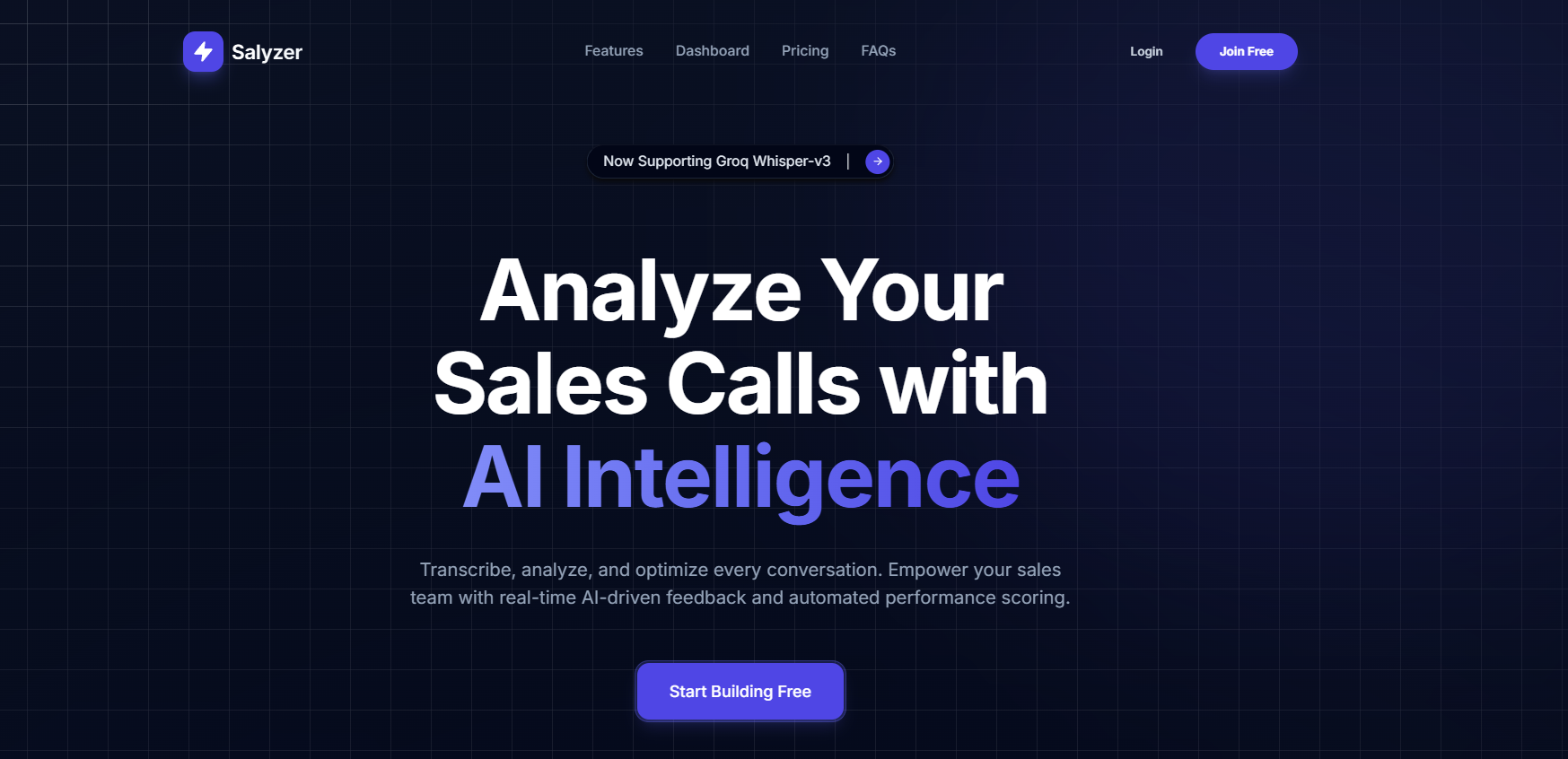 Salyzer — AI Sales Call Analyzer
